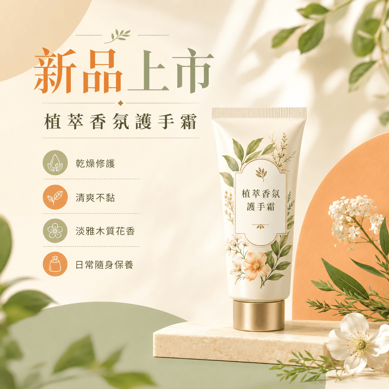 新品上市主視覺素材示意